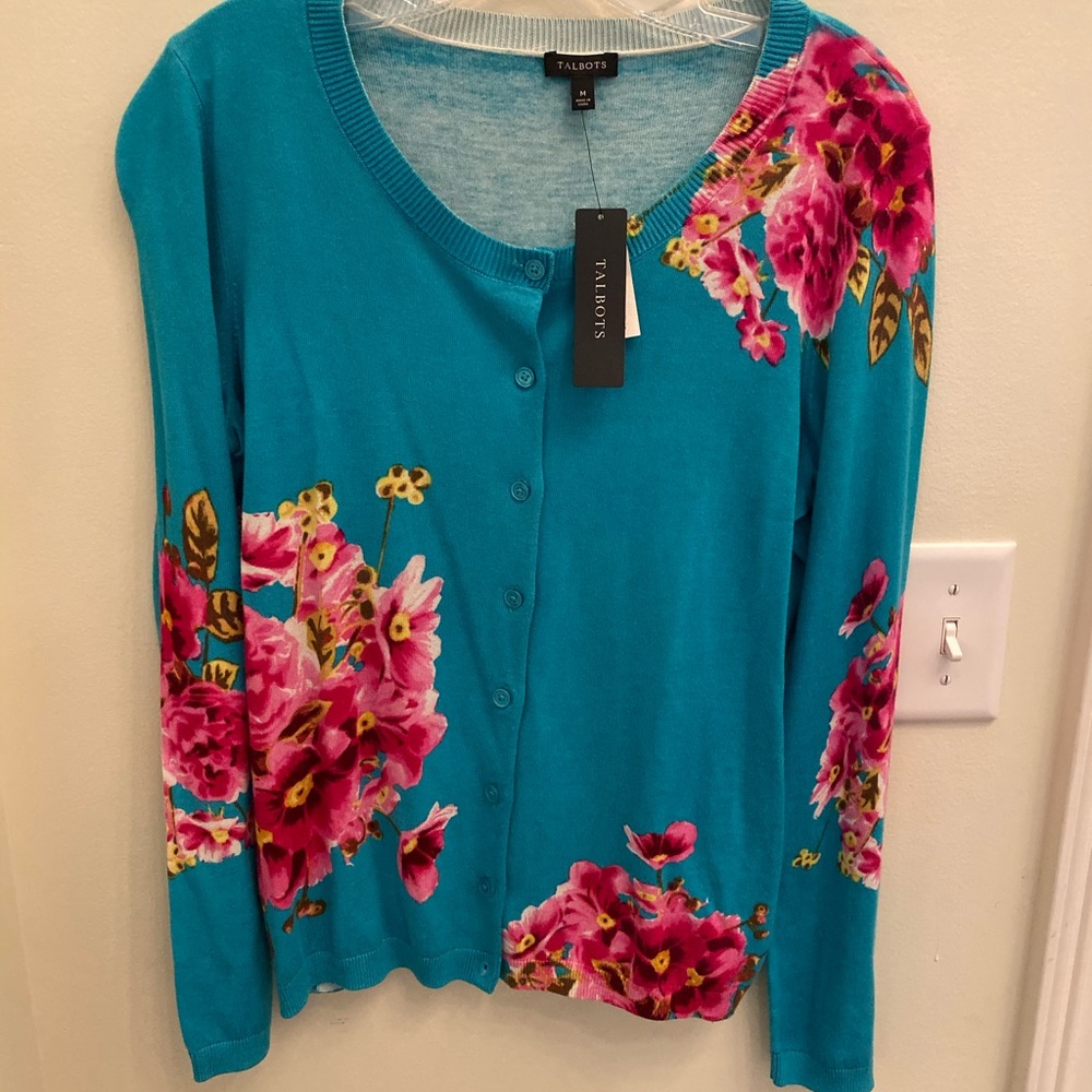 NEW WITH TAGS Talbots Medium Women’s Cardigan